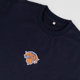 NBA New York Knicks Boxy Tee - Navy - Old School