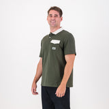 Old School Leisure Pocket SS Polo Green - Old School