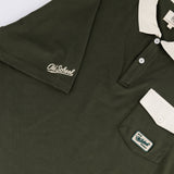 Old School Leisure Pocket SS Polo Green - Old School