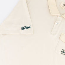 Old School Leisure Pocket SS Polo Ivory - Old School