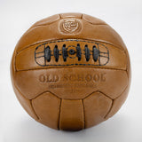 Old School Light Brown Soccer Ball - Old School