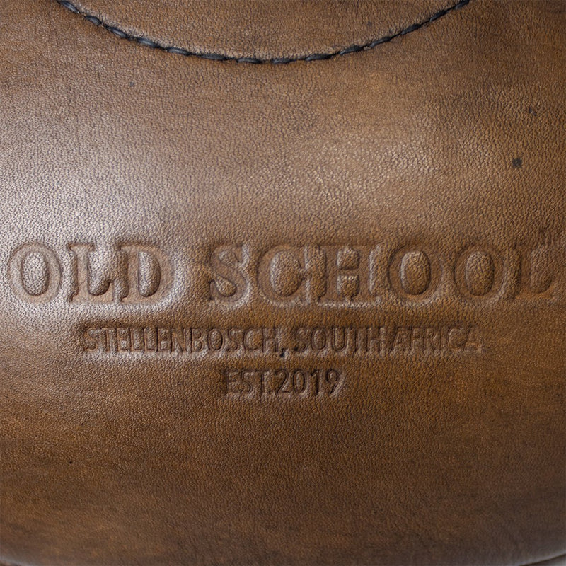 Old School Rugby Ball - Dark Brown - Old School
