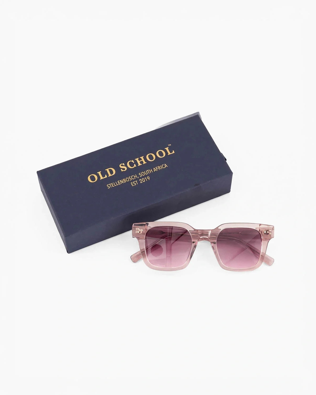 Old School Leisure Studio Acetate Sunglasses – Blush