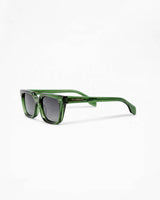 Old School Rectangle Sunglasses-Green
