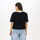 Orlando Pirates Basket Weave SS Knit Jersey - Black - Old School