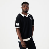 Orlando Pirates Knitted SS Jersey - Black - Old School