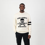 Orlando Pirates Xbone Crew Knit LS Jersey - Ivory - Old School