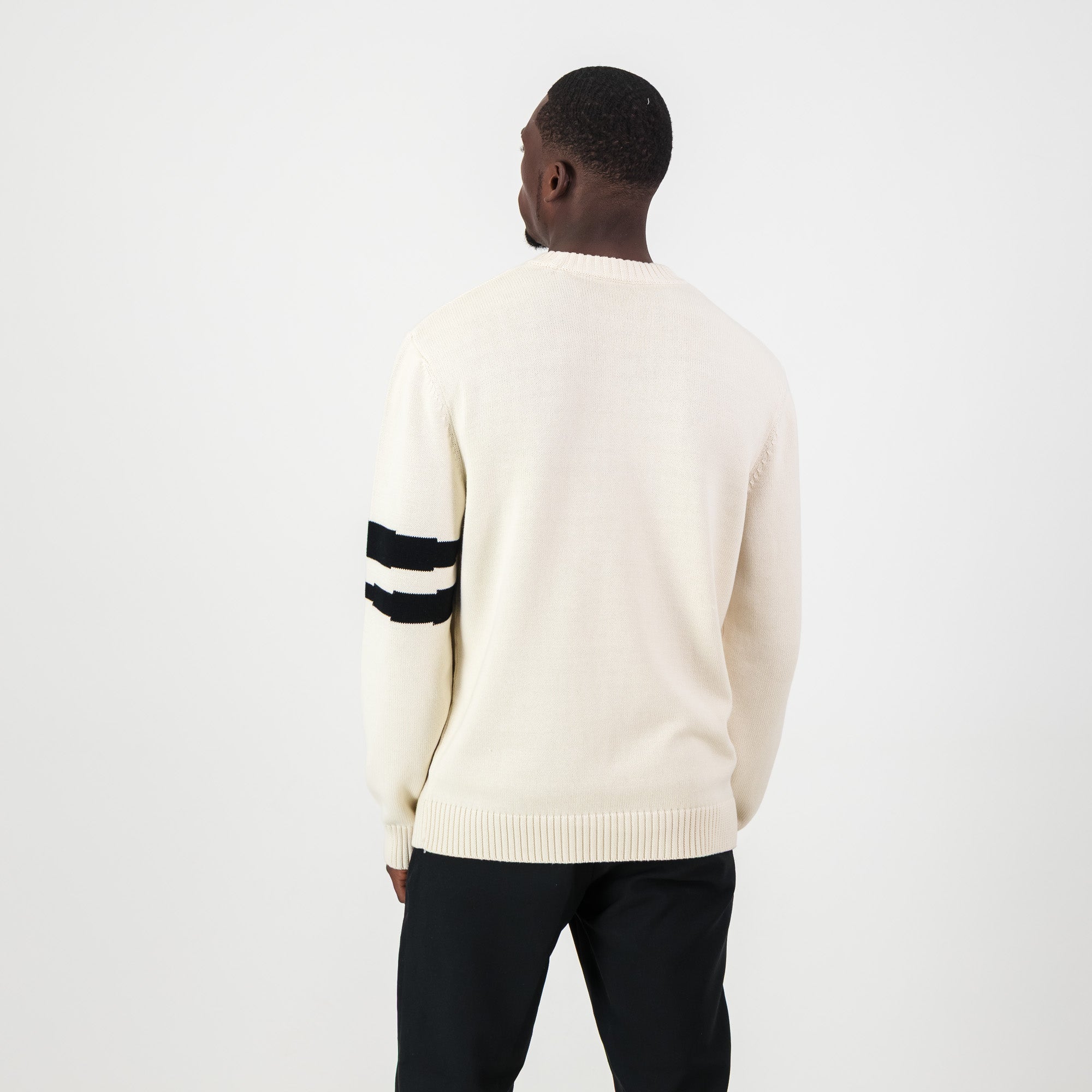 Orlando Pirates Xbone Crew Knit LS Jersey - Ivory - Old School