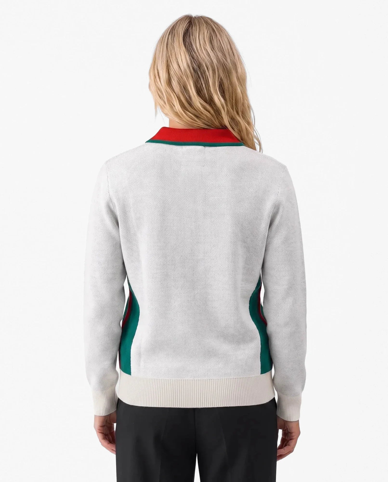 Portugal Legacy Knit LS Polo White