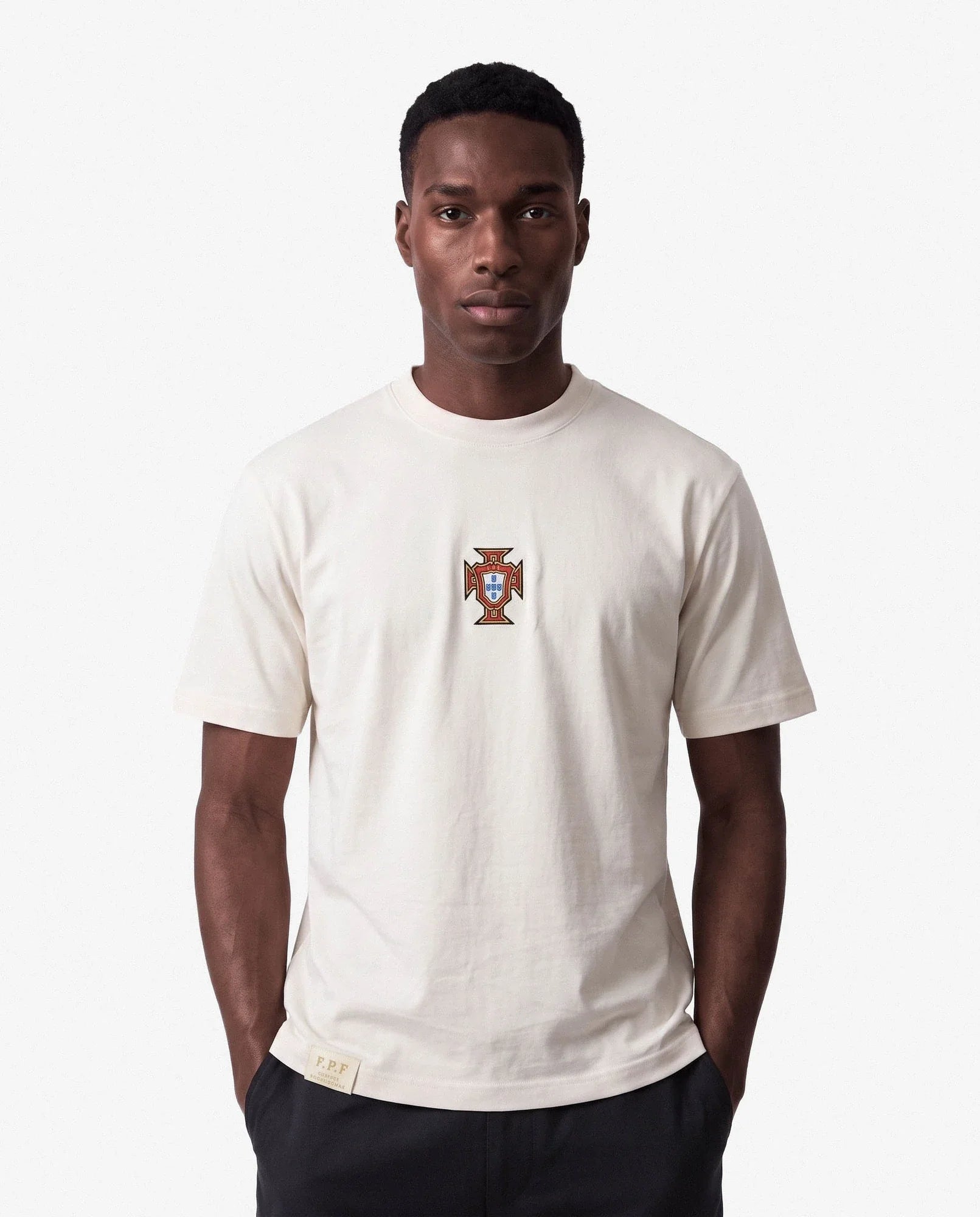 Portugal Legacy Relaxed Crew Tee White
