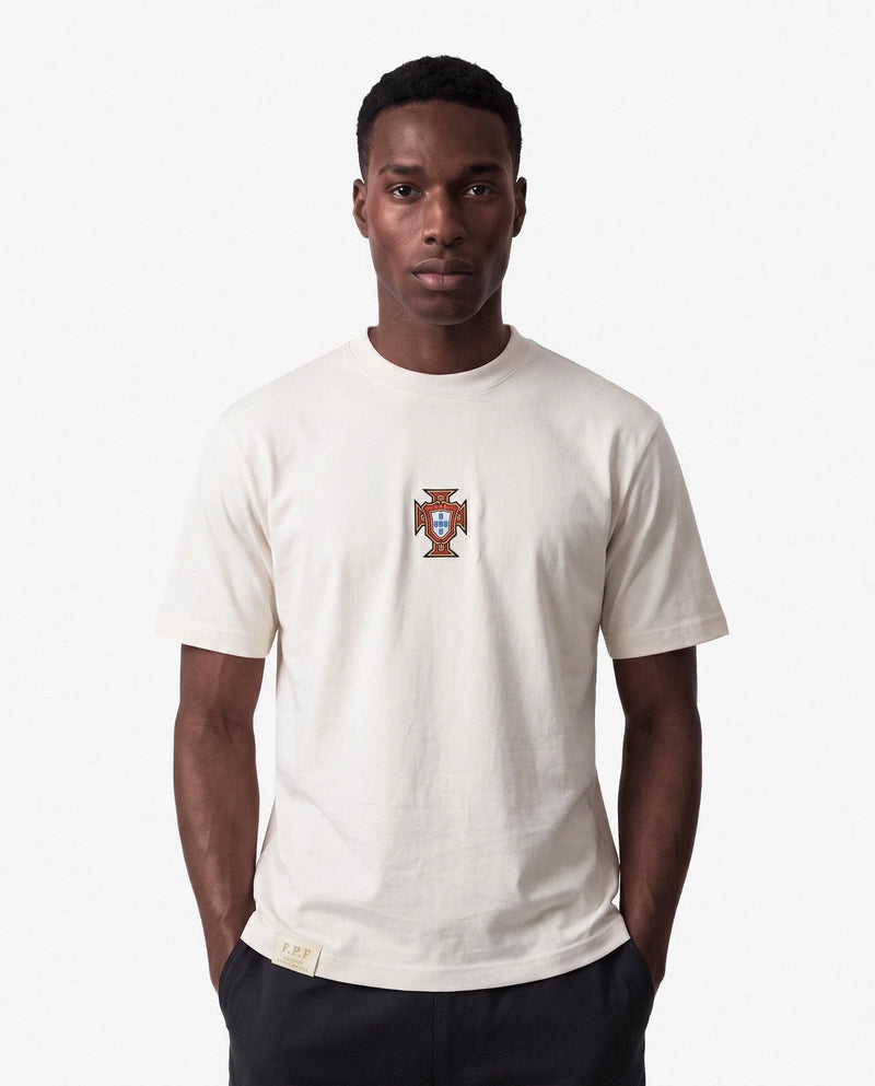Portugal Legacy Relaxed Crew Tee White