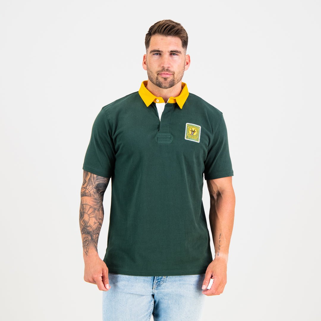SA Supporters Classic SS Rugby Jersey - OS Green - Old School