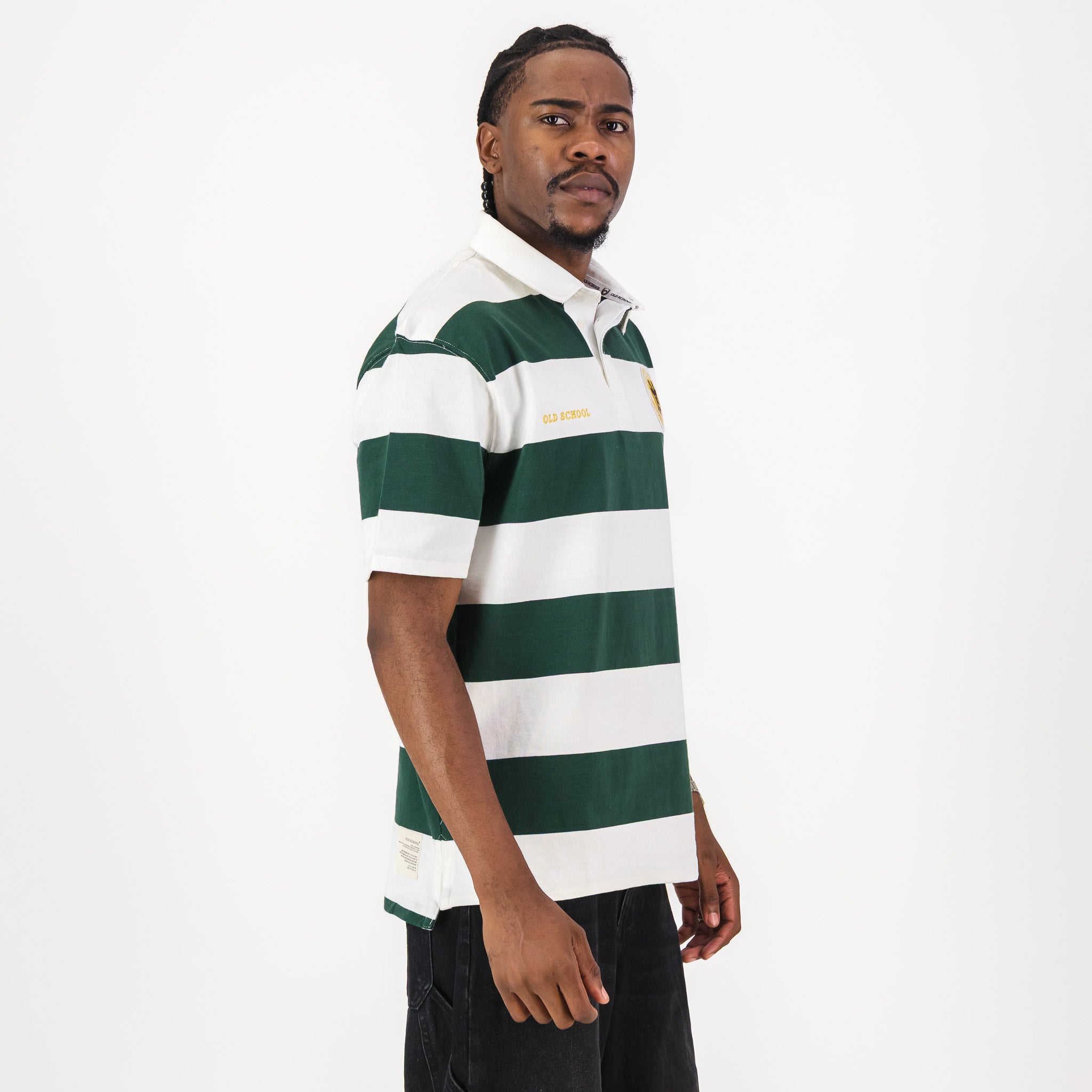 SA Supporters Men Tops SS Rugby Jersey YD8 TEP - Old School