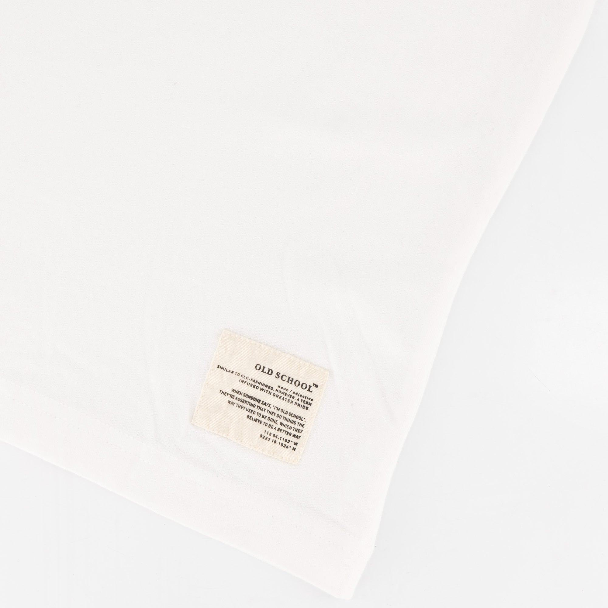 SA Supporters Stamp Reg Crew Tee - White - Old School