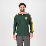 SA Supporters Styled LS Rugby Jersey - OS Green - Old School