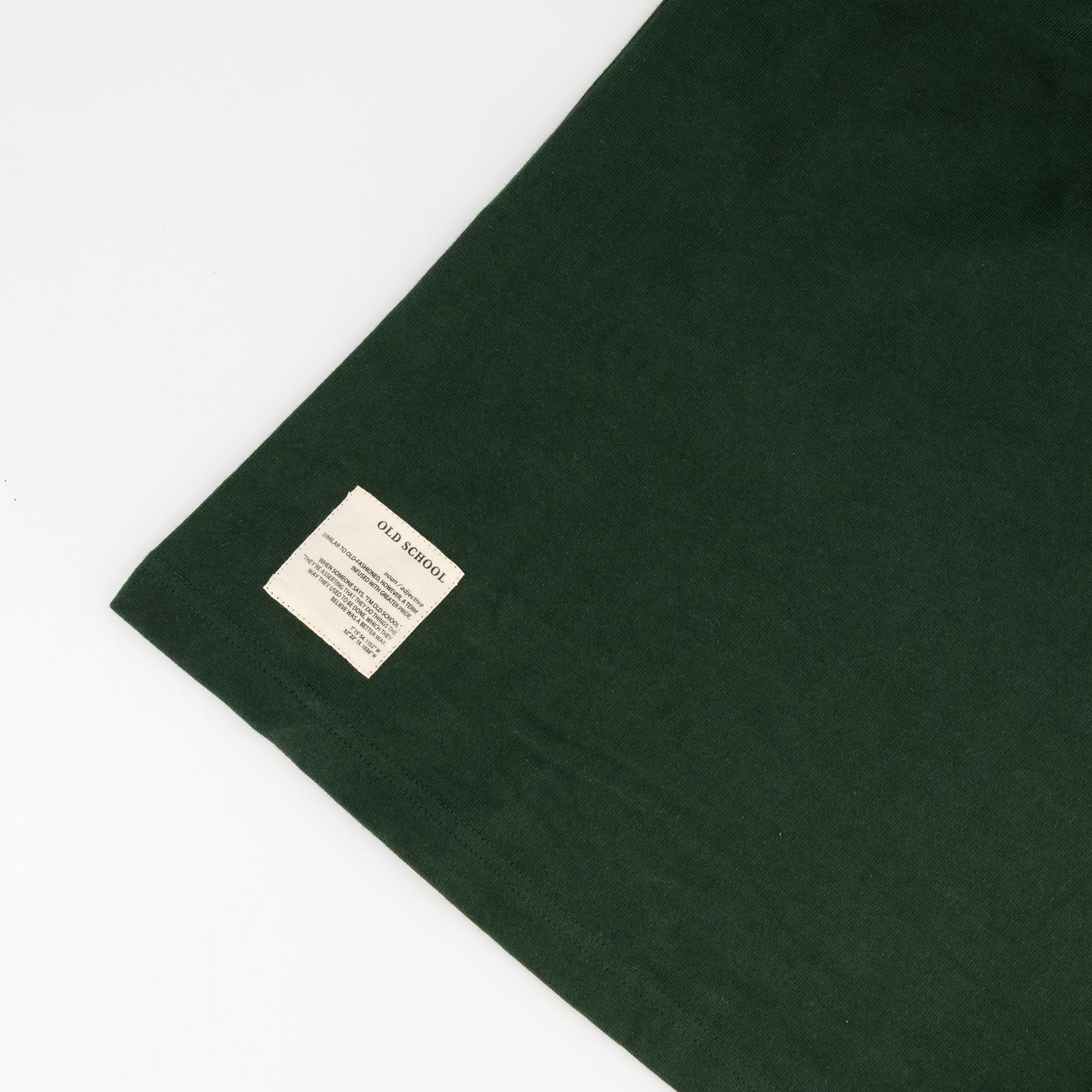 SA Supporters Twill Raglan LS Rugby Jersey - OS Green - Old School