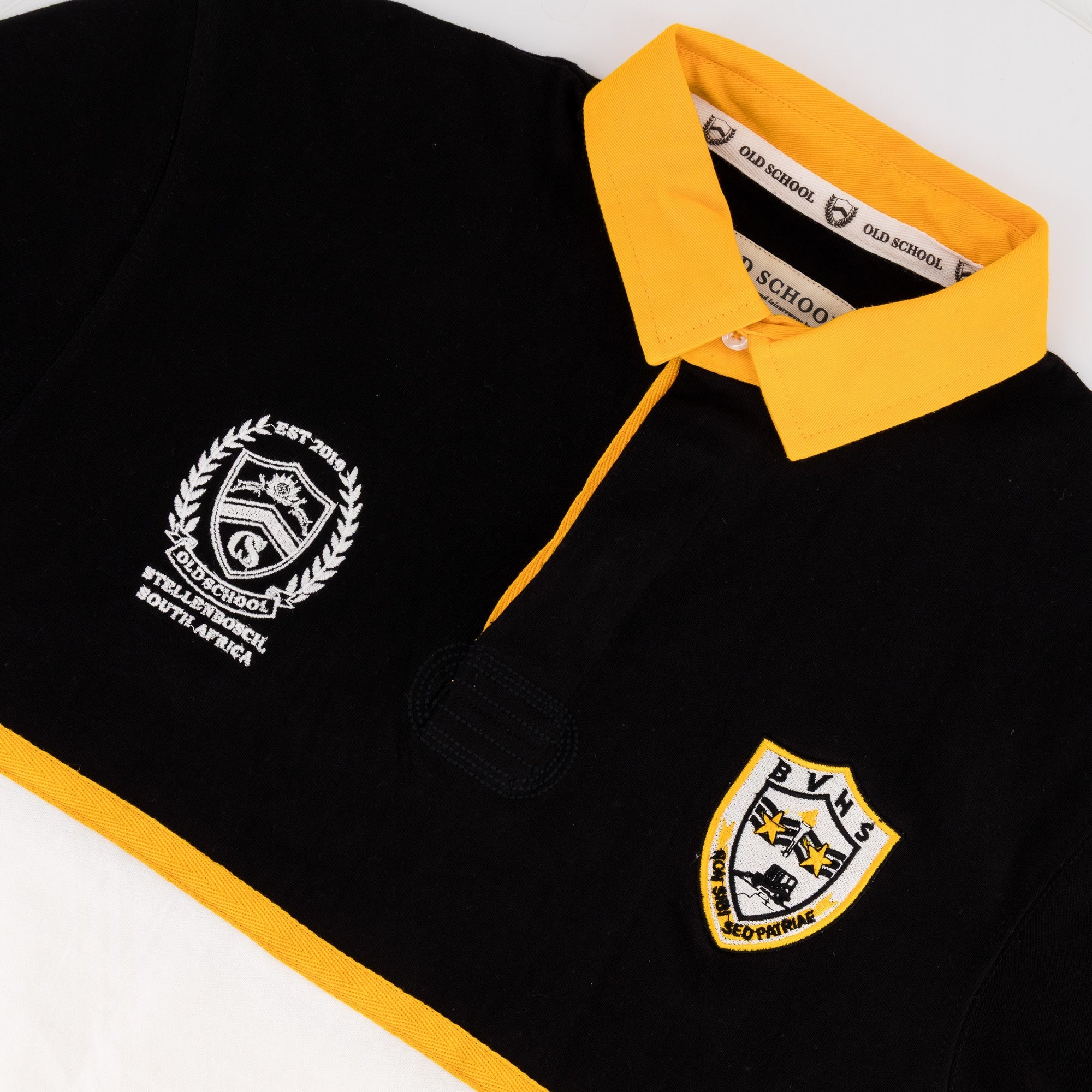 School Voortrekker Bethlehem LS Rugby Jersey - Black - Old School