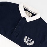 Schools Bridge House Cut & Sew LS Rugby Jersey - Navy - Old School