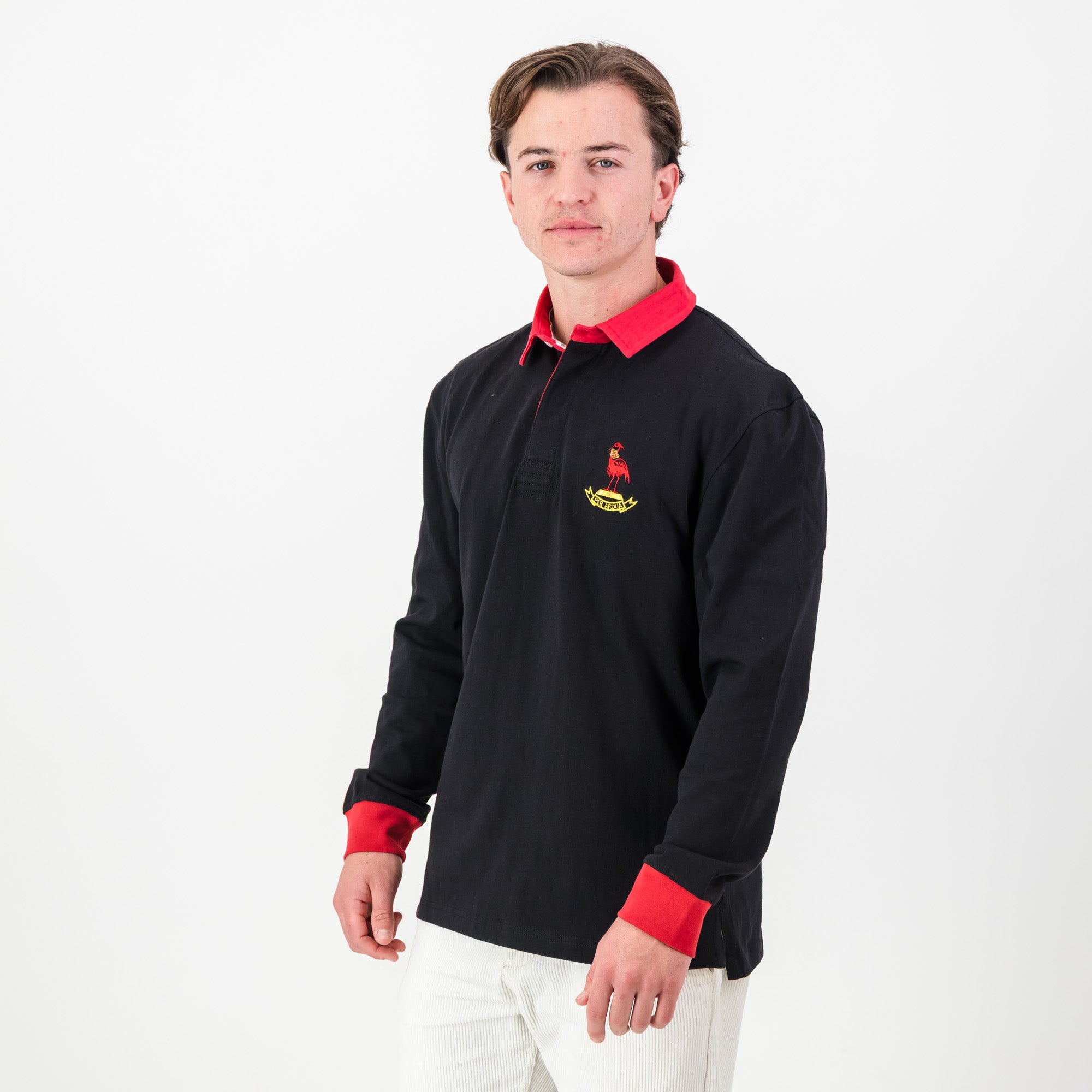 Schools Dale College LS Rugby Jersey - Black - Old School