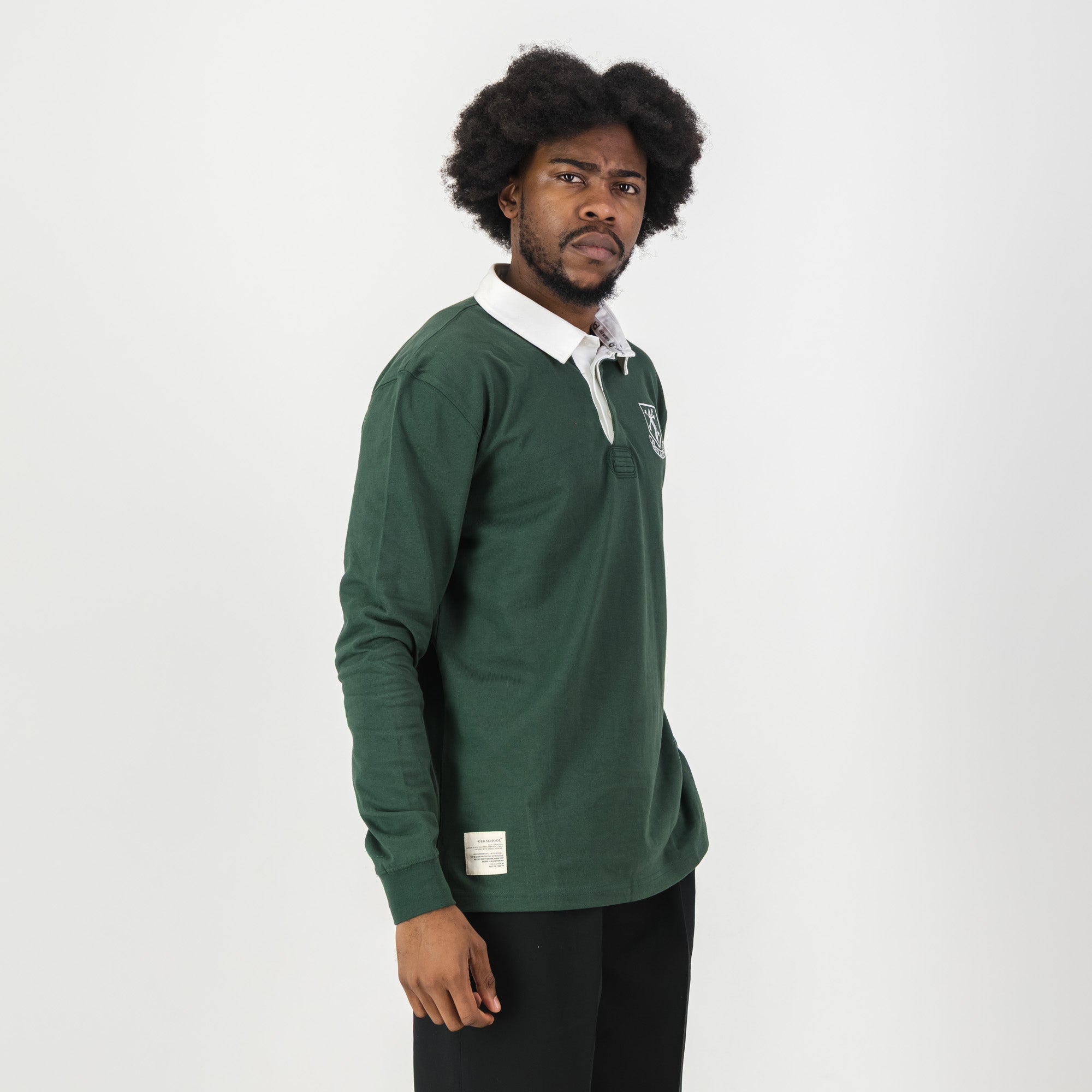 Schools Eldoraigne Rugby Jersey - OS Green - Old School