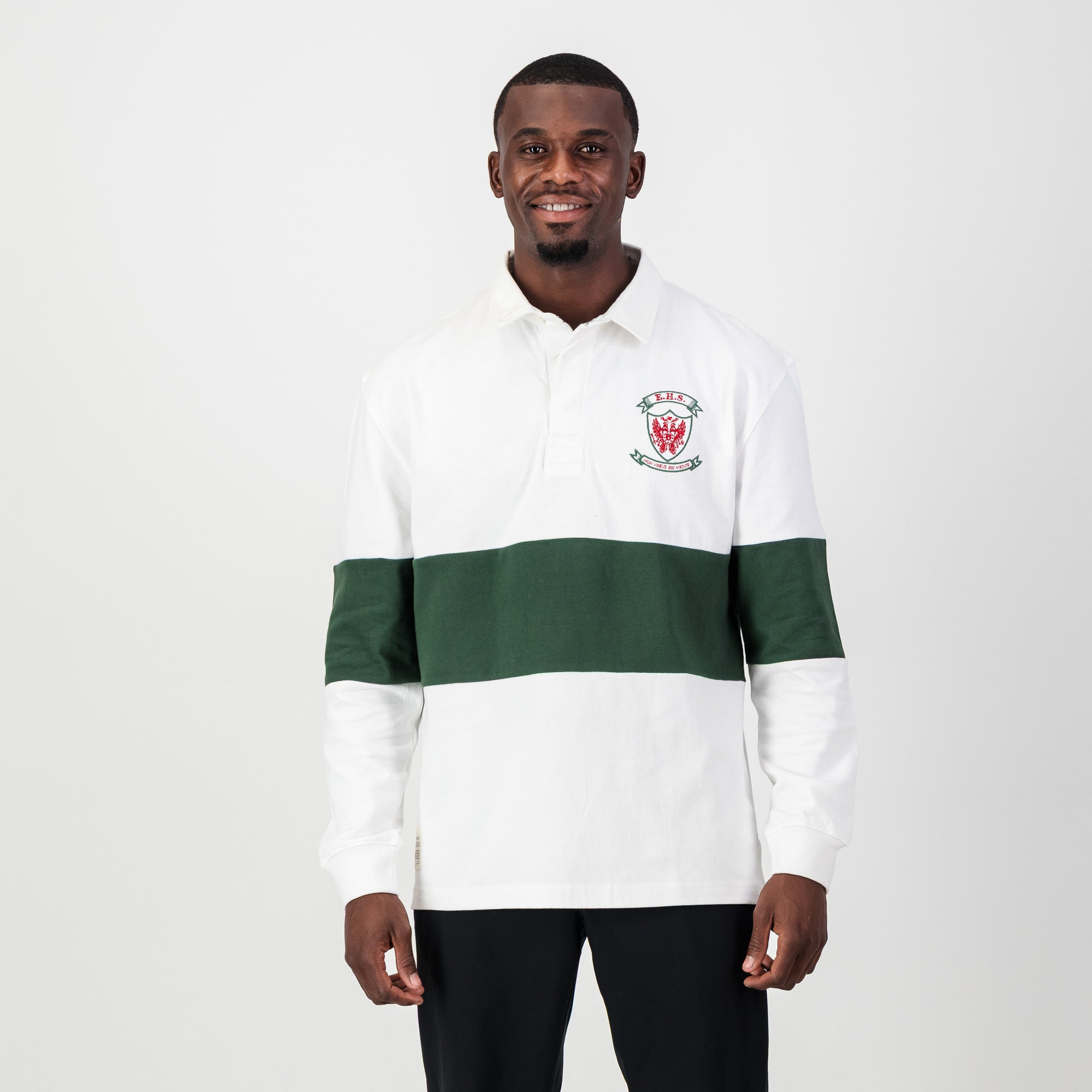 Schools Ermelo Höerskool LS Rugby Jersey - White - Old School