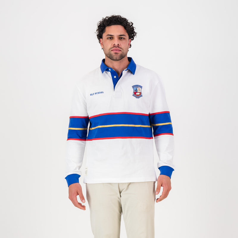 Schools Goudveld Hoerskool LS Rugby Jersey - White - Old School