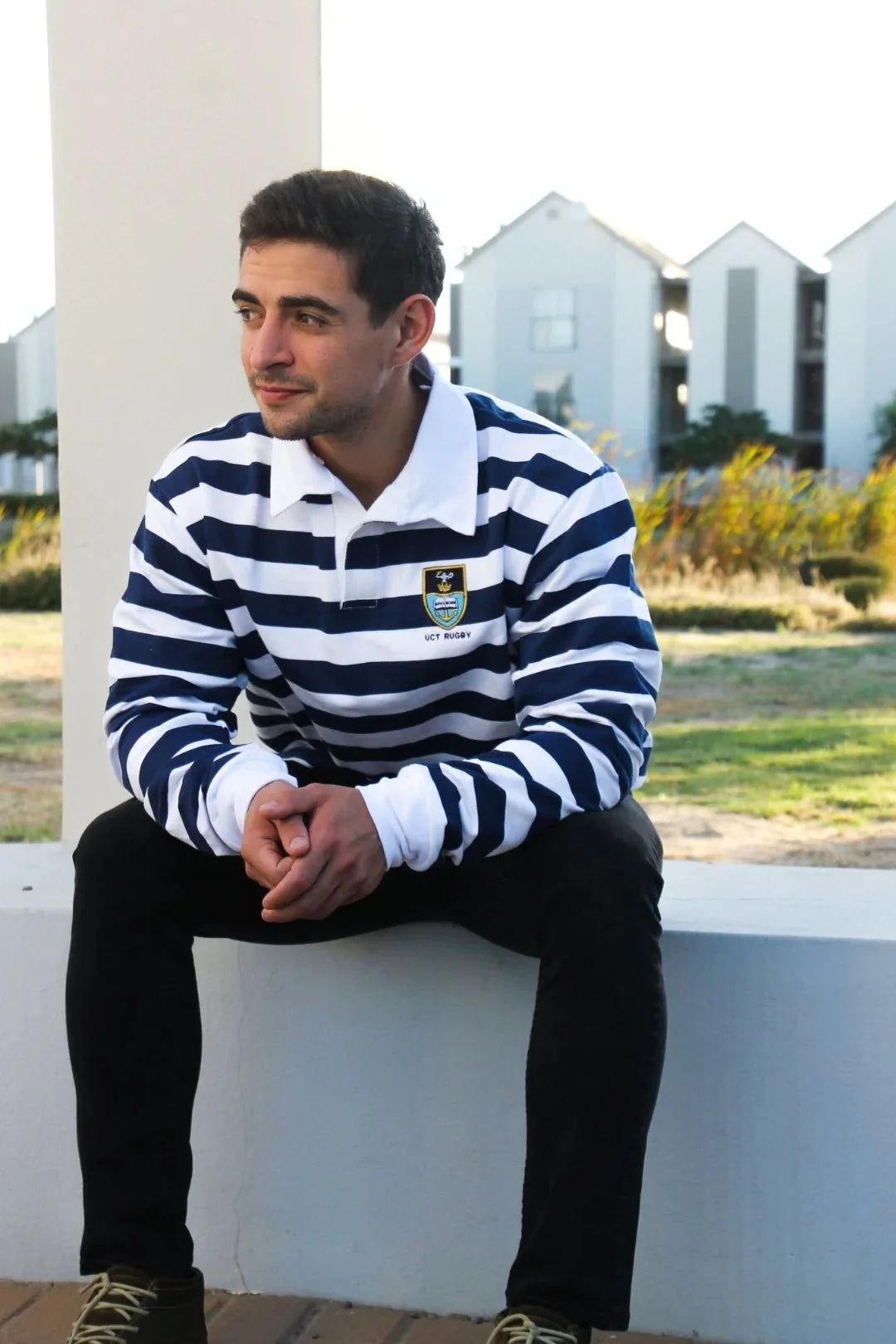 Schools Ikeys Varsity Cup LS Rugby Jersey - Navy - Old School