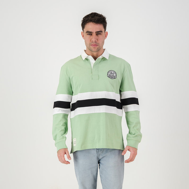 Schools Marlow LS Rugby Jersey - Sap Green - Old School