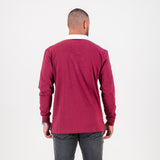 Schools Maties United LS Rugby Jersey - Maroon - Old School