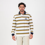 Schools Monument YD LS Rugby Jersey - White - Old School