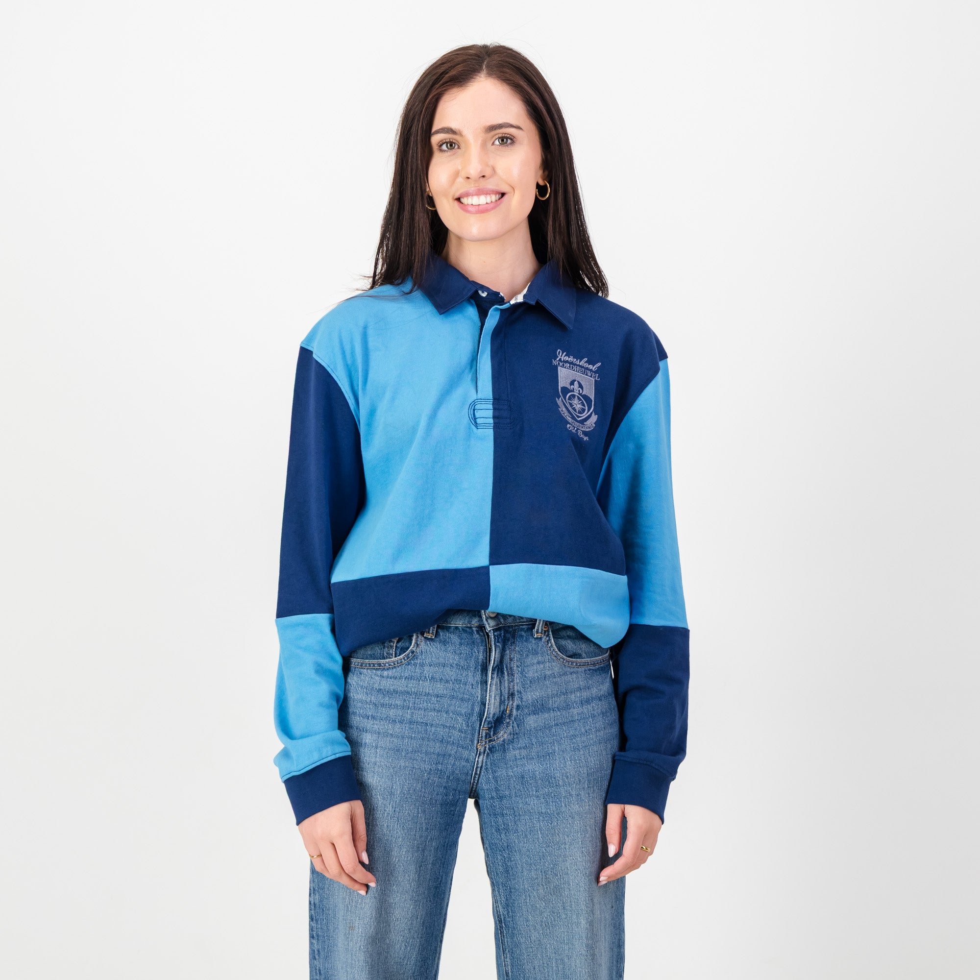 Schools Noordheuwel LS Rugby Jersey - Naut Blue - Old School