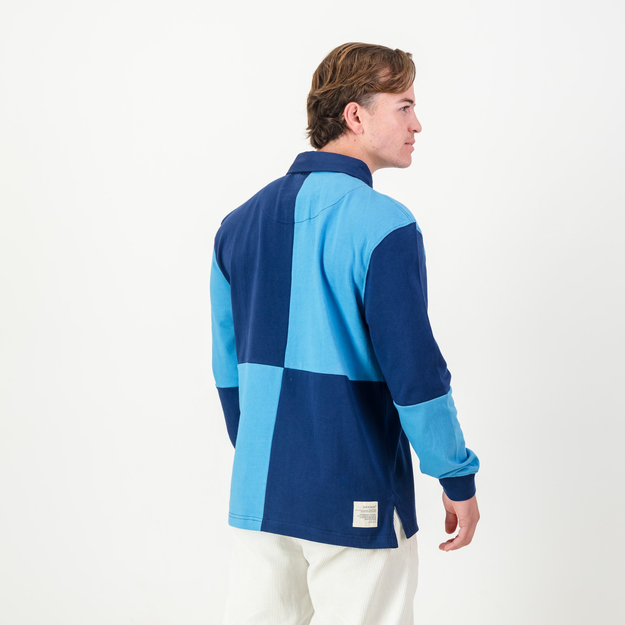 Schools Noordheuwel LS Rugby Jersey - Naut Blue - Old School