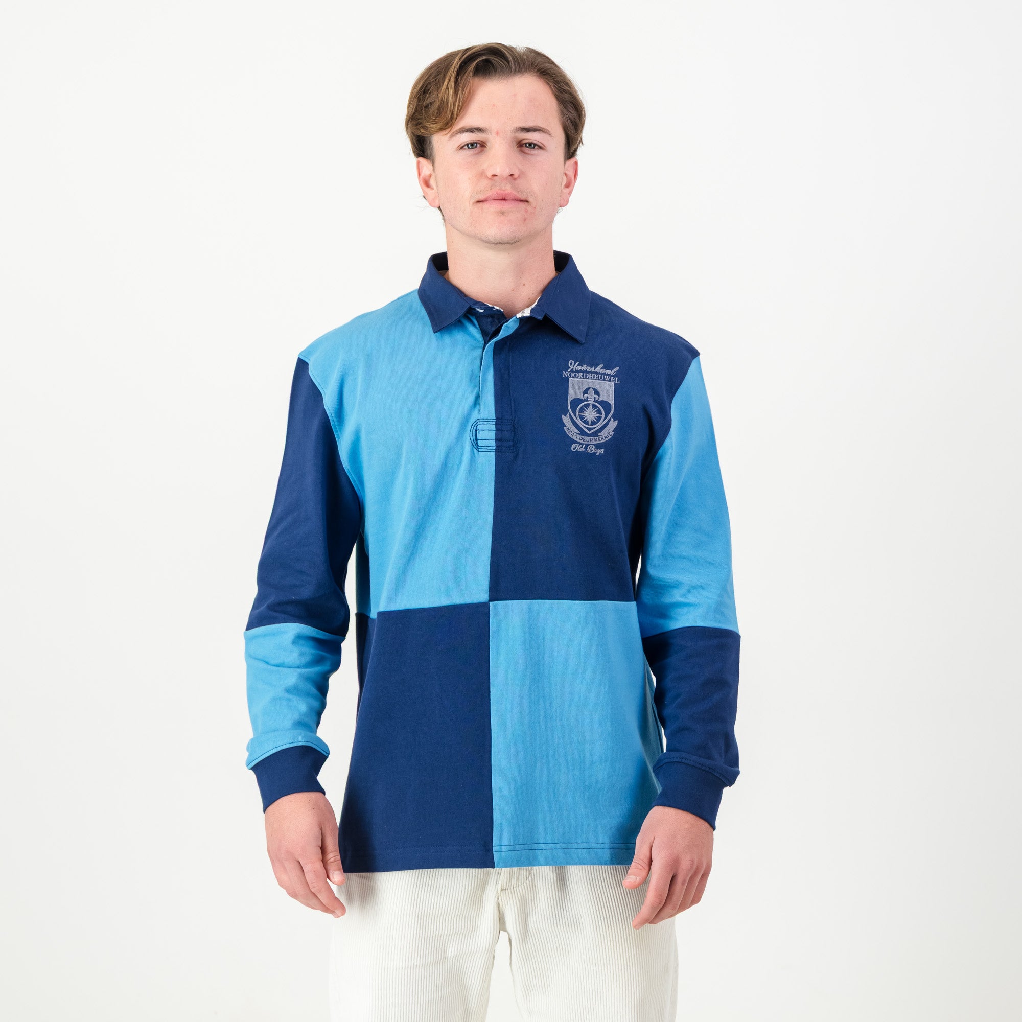 Schools Noordheuwel LS Rugby Jersey - Naut Blue - Old School