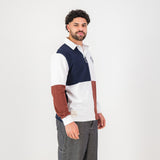 Schools Northwood Quartered LS Rugby Jersey - White - Old School