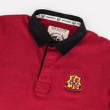 Schools Old Kingswoodian Club LS Rugby Jersey - Red - Old School
