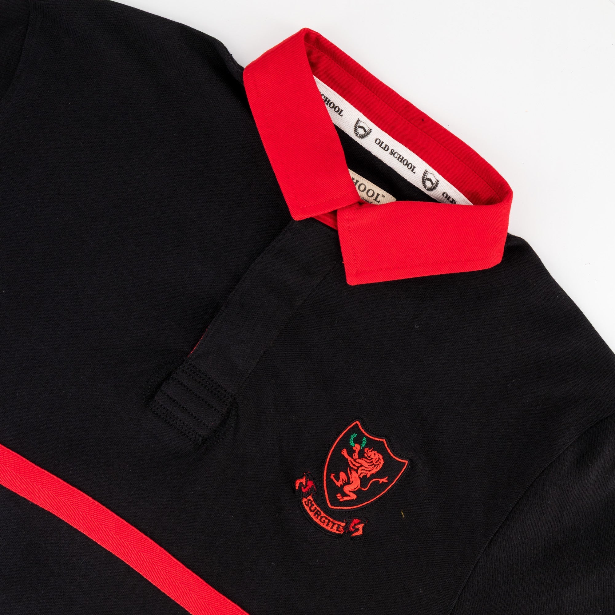 Schools Parktown Boys LS Rugby Jersey - Black - Old School