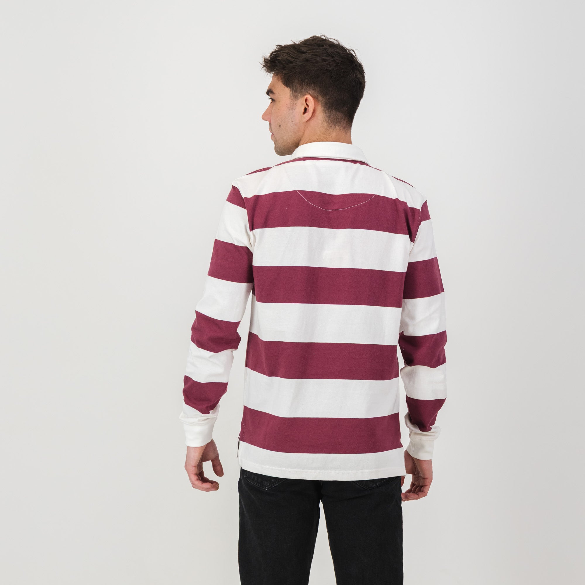 Schools Paul Roos LS Rugby Jersey - White - Old School