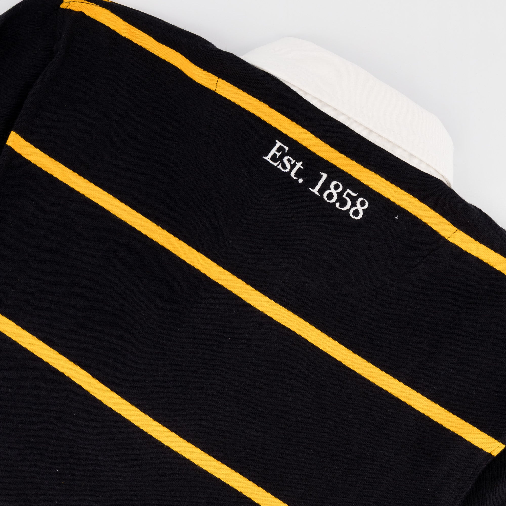 Schools Queens College YD LS Rugby Jersey - Black - Old School