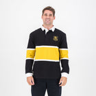 Schools St Johns DSG Cut & Sew LS Rugby Jersey - Black - Old School