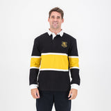 Schools St Johns DSG Cut & Sew LS Rugby Jersey - Black - Old School