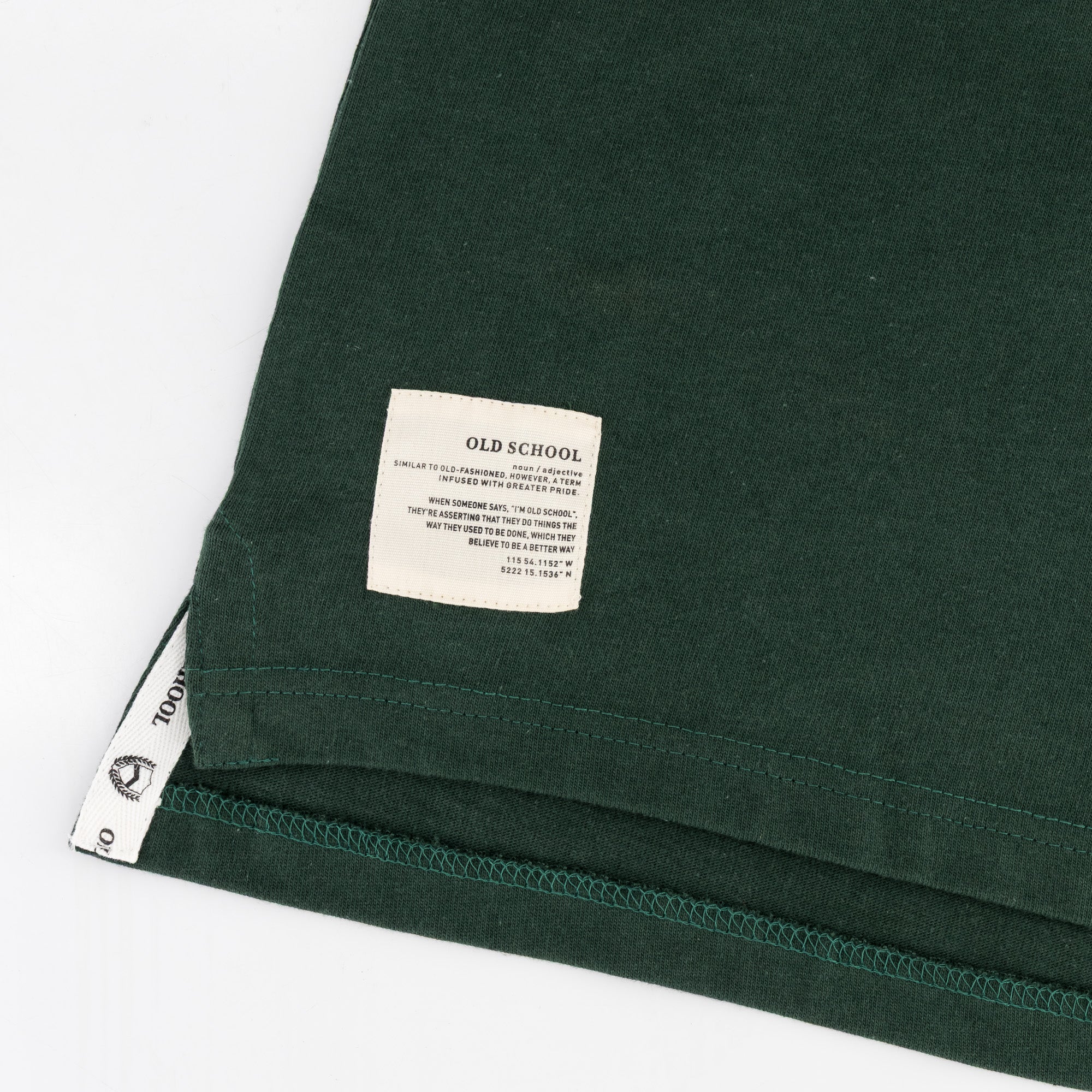 Schools Wonderboom Short Sleeve Rugby Jersey - Os Green - Old School