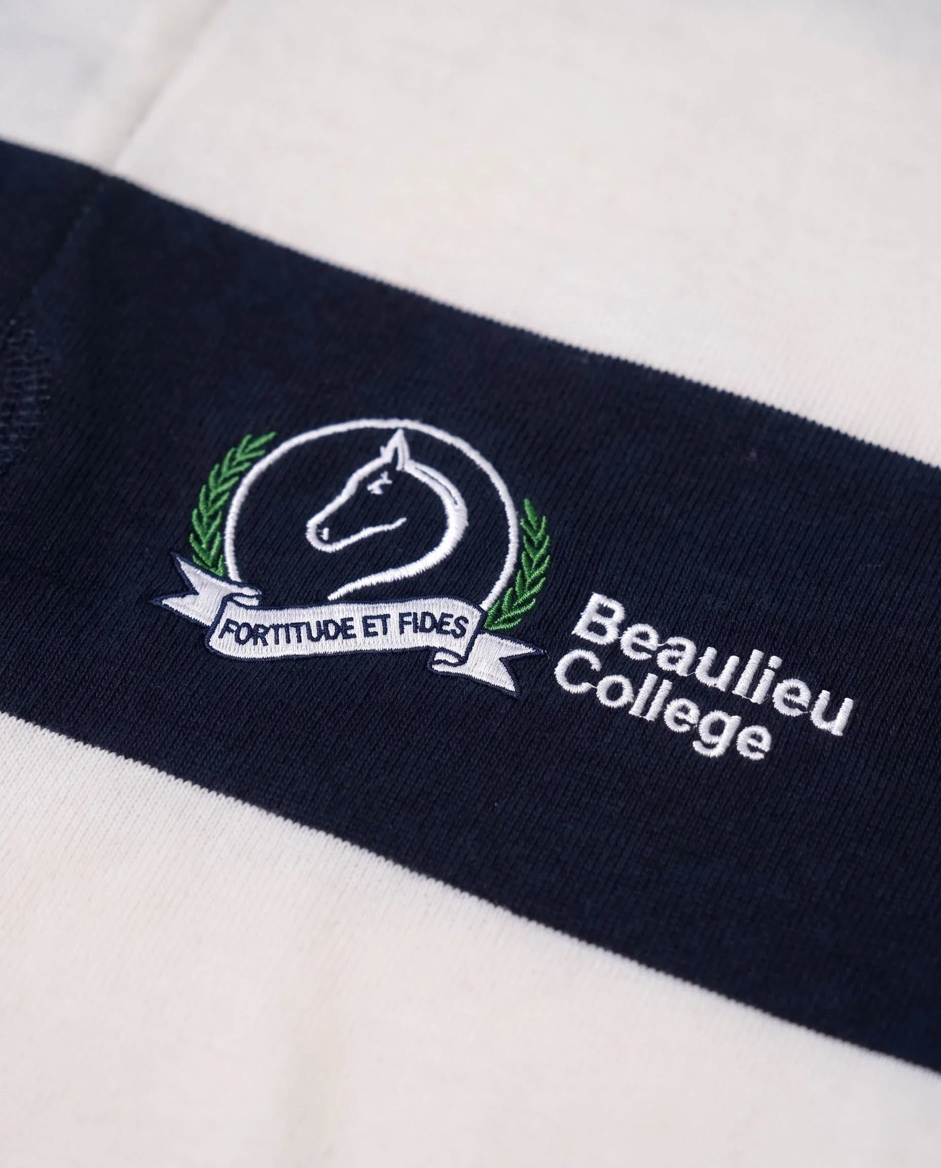 Schools Beaulieu College LS Rugby Jersey Navy