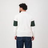Springboks Classic Hoop Quarter Zip - Cloud Dancer - Old School