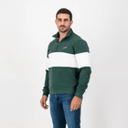 Springboks Classic Hoop Quarter Zip - OS Green - Old School