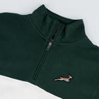 Springboks Classic Hoop Quarter Zip - OS Green - Old School