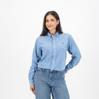 Springboks Fine Corduroy Shirt - Faded Denim - Old School