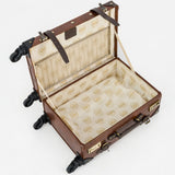 Springboks Heritage Leather Cabin Trolley – Chocolate - Old School