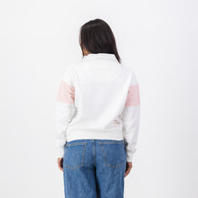 Springboks Hoop Quarter Zip Crop Sweat - Rose Quartz - Old School