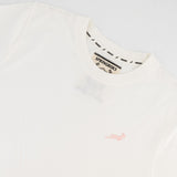 Springboks HS Sml Logo L Crew Tee - White - Old School