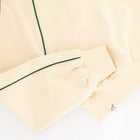 Springboks Ladies Piped Zip Through Sweat - Ivory - Old School